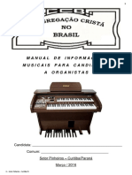 Manual Organistas - 2016