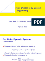 KM3473 System Dynamics & Control Engineering: Assoc. Prof. Dr. Sallehuddin Mohamed Haris
