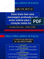 Como o amor pelo dinheiro quase fez um homem perder a vida eterna