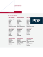 Plan de Estudios de Arquitectura Anterior A 2020