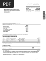 Wells Fargo Bank Statement Template | PDF | Wells Fargo | Banks
