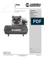 Stationary Two-Stage Air Compressor: Description Specifications