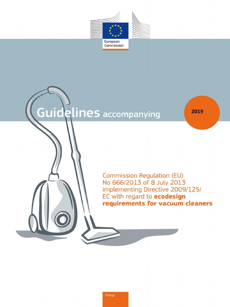 Commission Guidelines Ecodesign Requirements For Vacuum Cleaners PDF