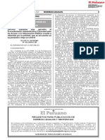 DS que aprueba Procedimiento Administrativo Estandarizado de AIP de entidades DS 164-2020-PCM