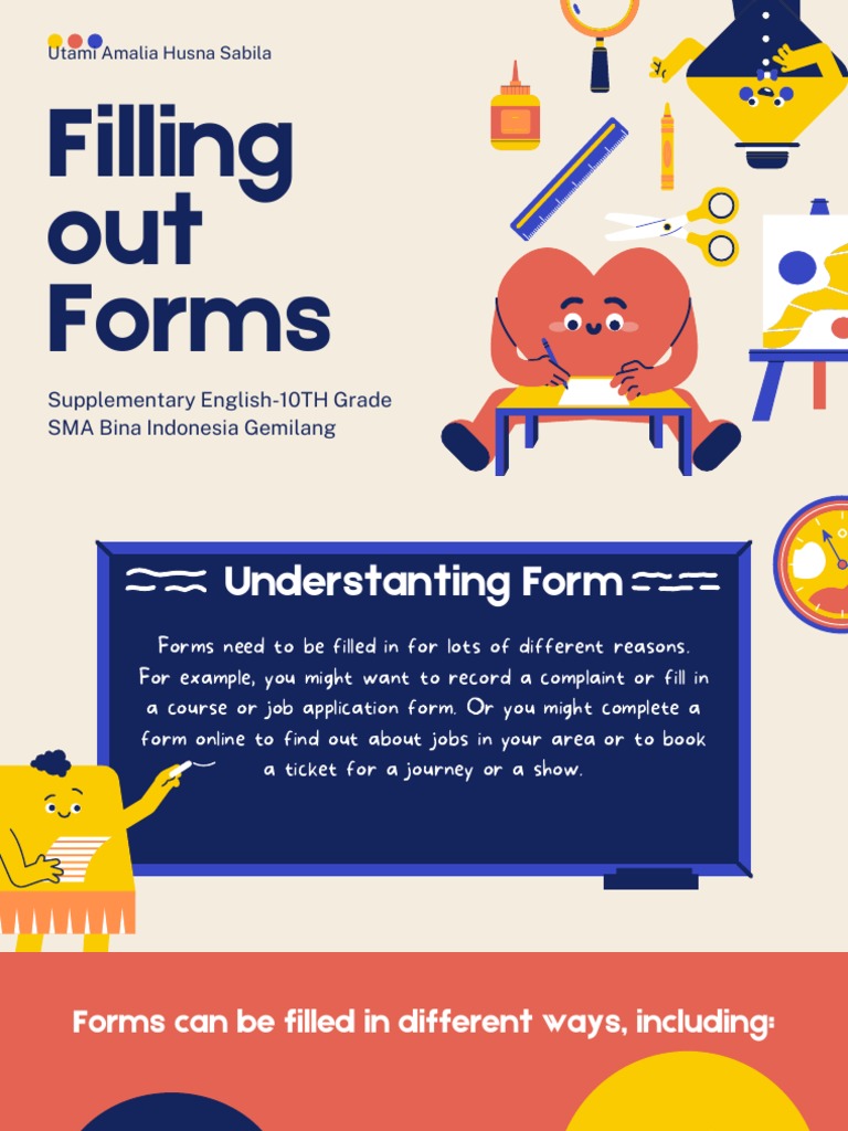Learning Material: Filling Out Forms | PDF | Communication | Computing ...