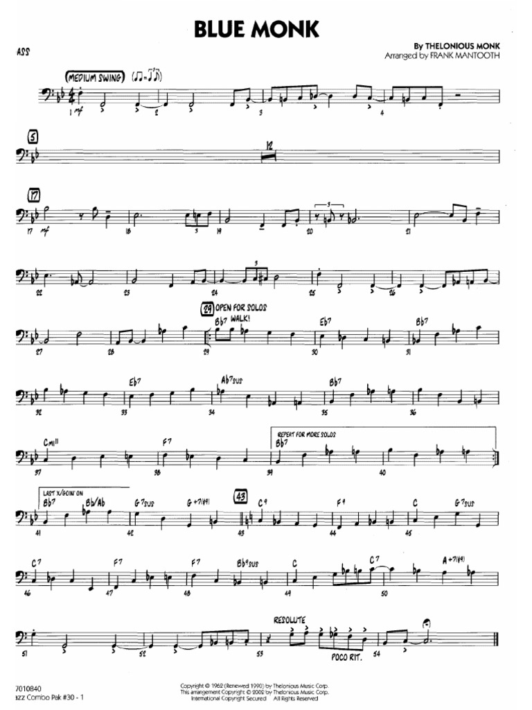 Jazz Combo Pak 30monkmantoothpdf PDF
