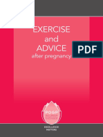 Exercise and Advice: After Pregnancy