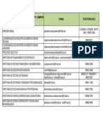 Contatos para Atendimento Do Campus Campos Centro 2