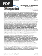 O Positivismo, Os Annales e a Nova História