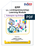 EPP 4-ICT - Entrep-Module 1