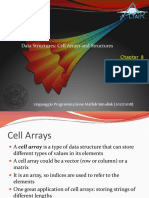 Data Structures: Cell Arrays and Structures: Linguaggio Programmazione Matlab-Simulink (2017/2018)