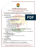 Sheerwood College Info