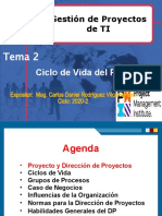 Tema 2 - Ciclo de Vida del Proyecto - 2020-2 - Clase