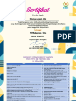 Workshop PJ Prodi dan PJT Kab/Kota SSGI 2021