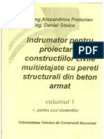 Indrumator Pentru Proiectarea Constructiilor Civile Multietajate Cu Pereti Structurali Din Beton Armat V