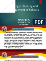 Strategic Planning and Management of Schools