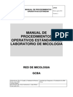 Manual de Procedimientos Operativos Estándar Del Laboratorio de Micologia