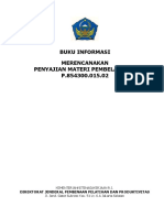 Merencanakan Penyajian Materi Pembelajaran