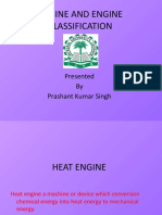 Engine and Engine Classification: Presented by Prashant Kumar Singh