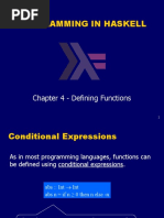 Programming in Haskell: Chapter 4 - Defining Functions