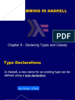 Programming in Haskell: Chapter 8 - Declaring Types and Classes