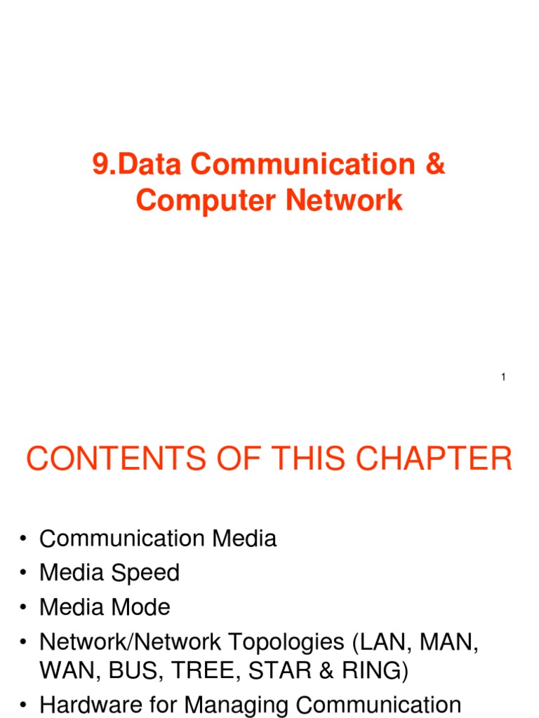 9 Data Communication and Computer Network | PDF | Transmission Medium ... image.