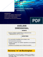 Análisis dimensional y semejanza hidráulica