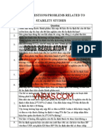 List Questions Problems Related To Stability Study VNRAS