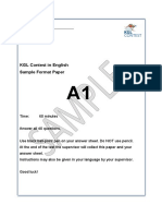 KGL Sample Format Paper A1
