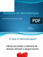 Aula de Historico Da Hemoterapia