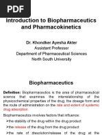 Introduction To Biopharmaceutics