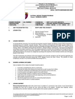 Instructional Module: Republic of The Philippines Nueva Vizcaya State University Bambang, Nueva Vizcaya