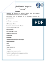 Estrategia Plan de Negocio