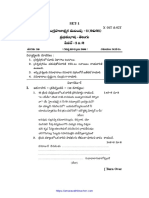 X Class - Telugu Model Paper-1 (SET-1)