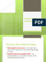 Standard Electrode Potentials Presentation