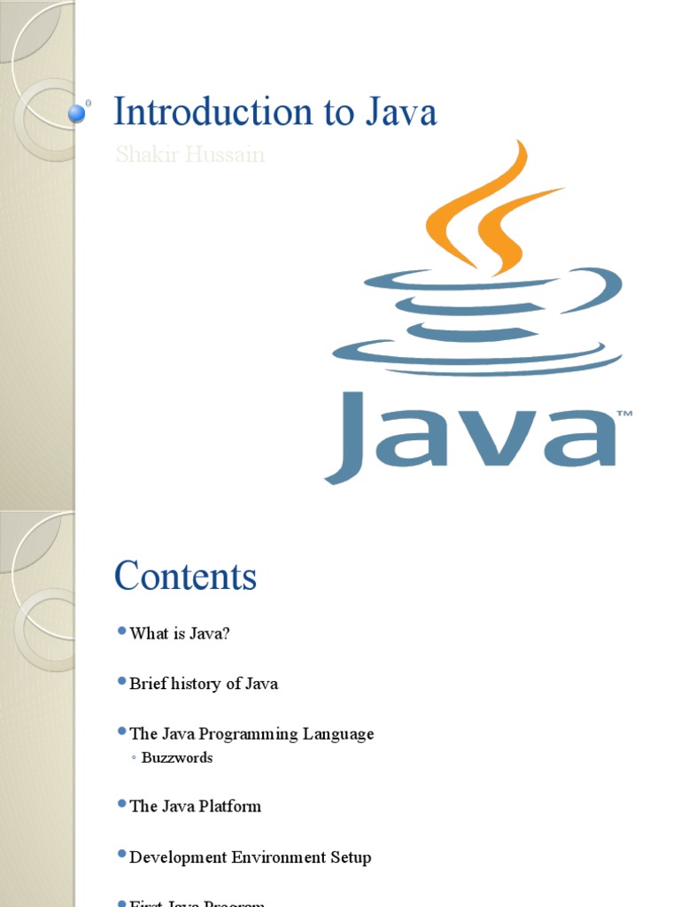 001 - Introduction To Java | PDF | Java Virtual Machine | Java ...
