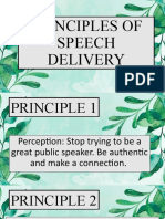 Lesson 6 - HOW TO DELIVER SPEECH