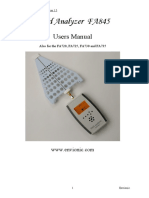 Field Analyzer FA845: Users Manual