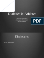 CME Diabetes in Athletes