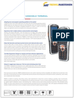Comfy Yet Robust Handheld Terminal: Point Mobile Data Sheet P/N PM260-DS01-WWE