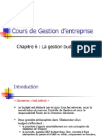 Cours Gestion  budgétaire