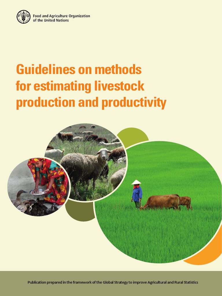 Guidelines On Methods On Livestock Productivity PDF Livestock