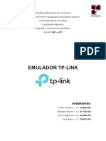 Sección Ic#071 - Comunicación de Datos I - Emulador Tp-Link