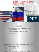 Quan Hệ Mỹ Nga 1991-2020