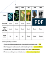 Kingdom Archaebacteria Eubacteria Protista Fungi Plantae Animalia