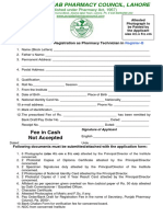 Pharmacy Technician Form