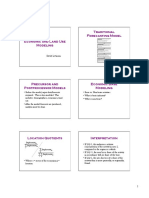 Traditional Forecasting Model: Employment Employment Employment Employment