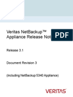 NetBackup Appliance Release Notes - 3.1
