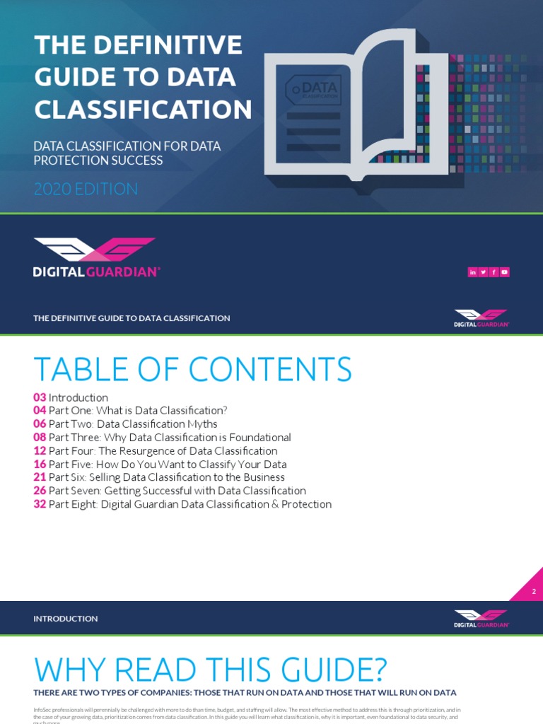 The Definitive Guide To Data Classification | PDF