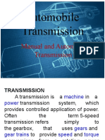 Automobile Transmission: Manual and Automatic Transmission